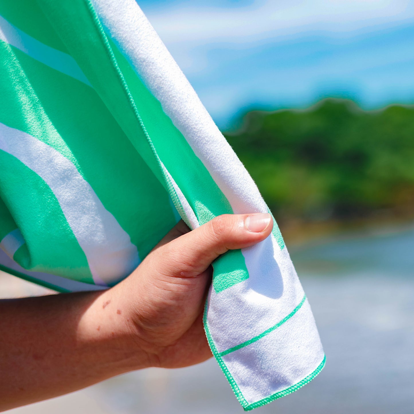 Quick Drying Towel - Seafoam Waves