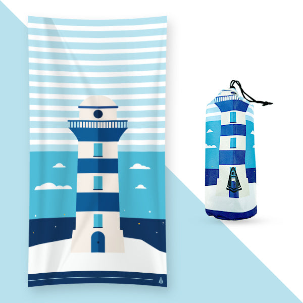 Quick Drying Towel - Lighthouse Edition